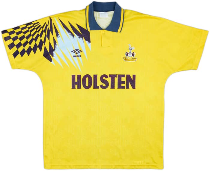 1991-95 Tottenham Away Shirt Klinsmann #18 - 8/10 - (L)