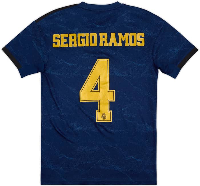 Camiseta de visitante del Real Madrid 2019-20 Sergio Ramos #4 - 6/10 - (S)