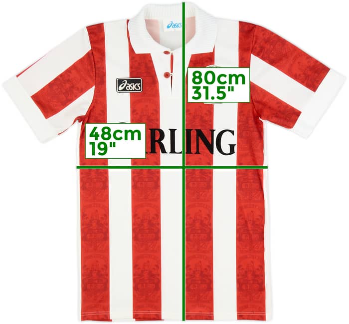 1994-95 Stoke City Home Shirt - 9/10 - (S)