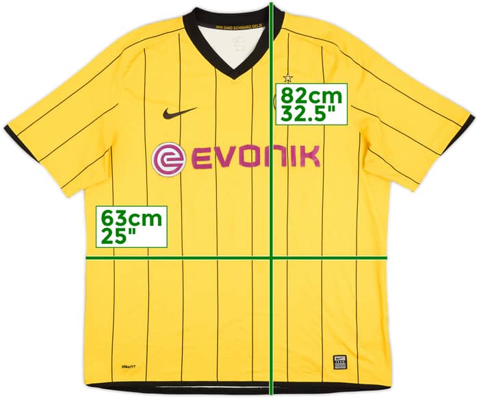 2008-09 Borussia Dortmund Home Shirt - 5/10 - (XXL)