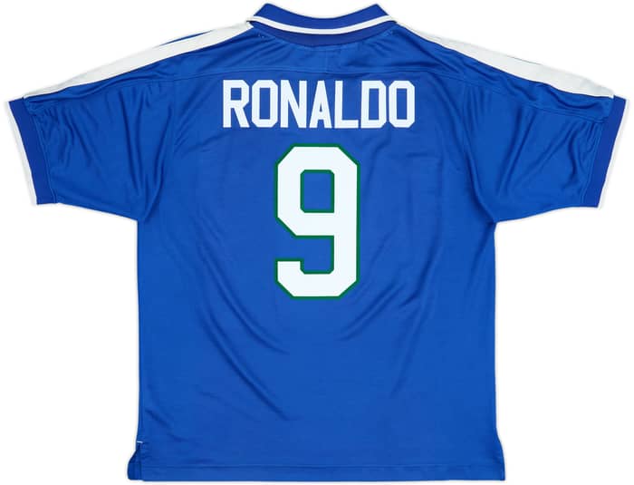 1997-98 Brazil Away Shirt Ronaldo #9 - 6/10 - (XL)