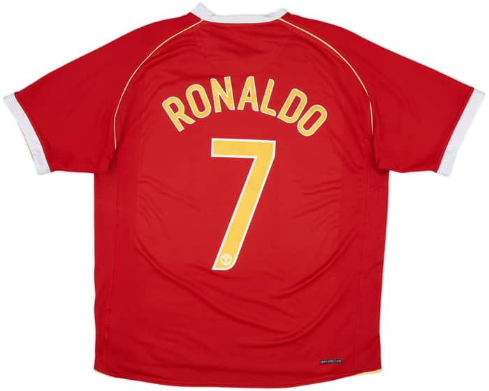 2006-07 Manchester United Home Shirt Ronaldo #7 - 6/10 - (L)