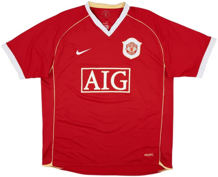 2006-07 Manchester United Home Shirt Ronaldo #7 - 6/10 - (L)