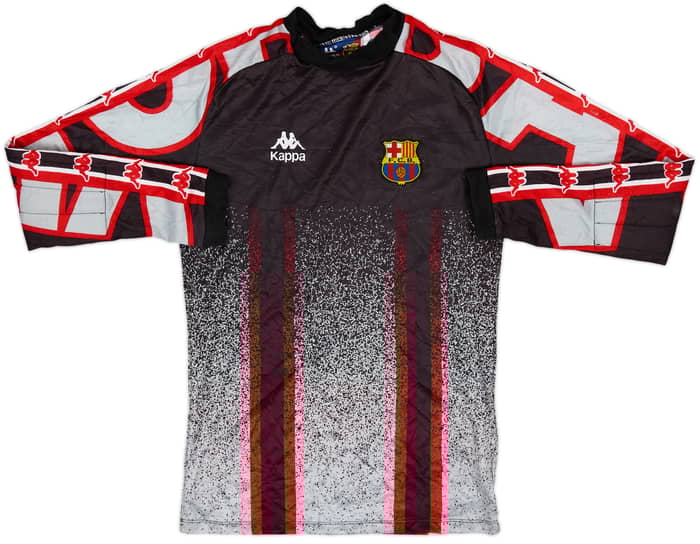 Camiseta de portero básica del Barcelona 1996-97 Vitor Baia #1 - 8/10 - (XS)