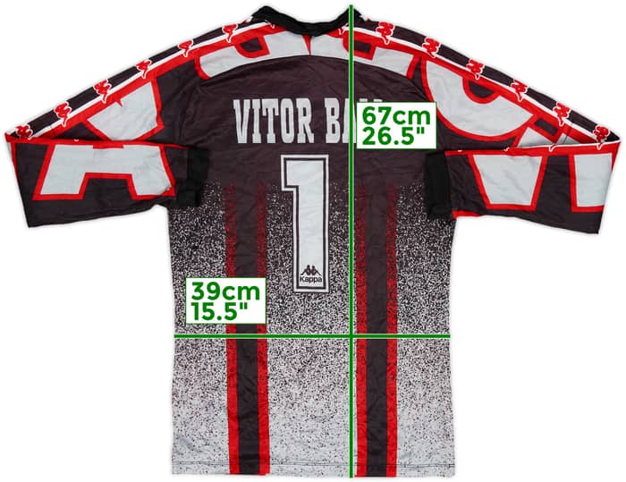 Camiseta de portero básica del Barcelona 1996-97 Vitor Baia #1 - 8/10 - (XS)