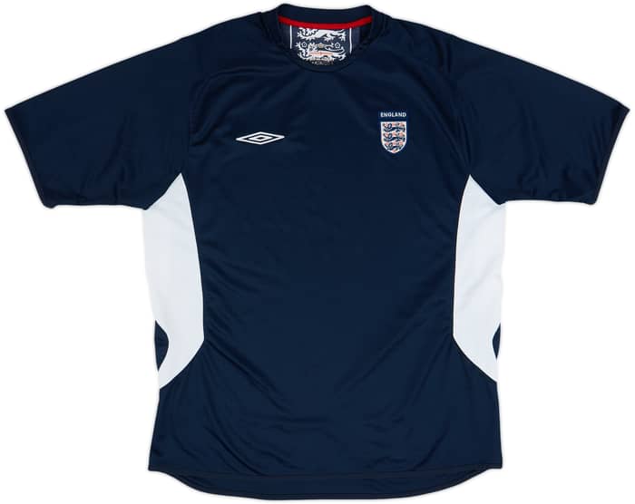2005-06 England Umbro Training Shirt - 9/10 - (XL)