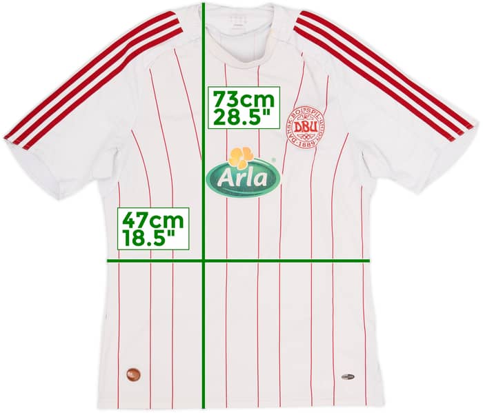 Camiseta de visitante de Denmark Fodboldskole 2008-10 - 5/10 - (M)