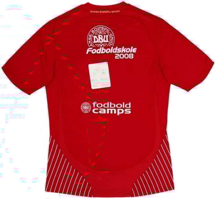 Camiseta de local/entrenamiento de Dinamarca 'Fodboldskole' 2007-10 - 6/10 - (S)