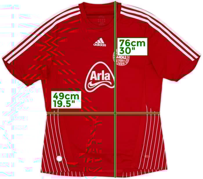 Camiseta 'Fodboldskole' de local/entrenamiento de Dinamarca 2007-10 - 6/10 - (M)