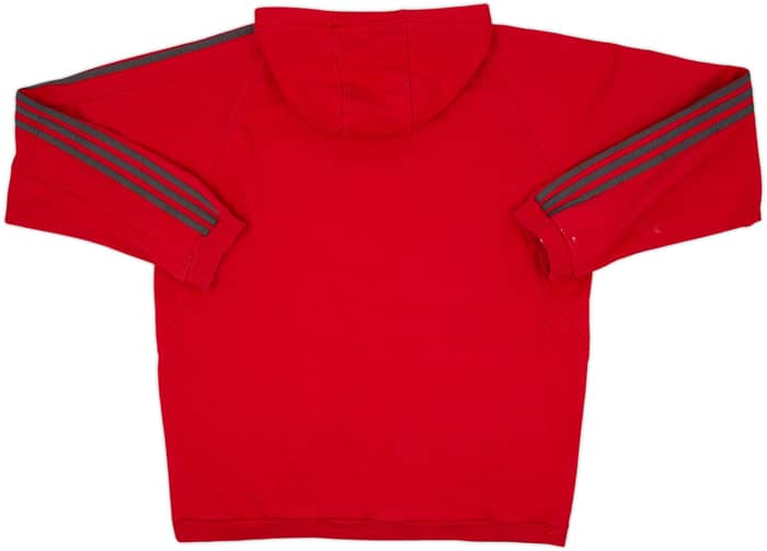 2009-10 Liverpool adidas Hooded Top - 6/10 - (L/XL)