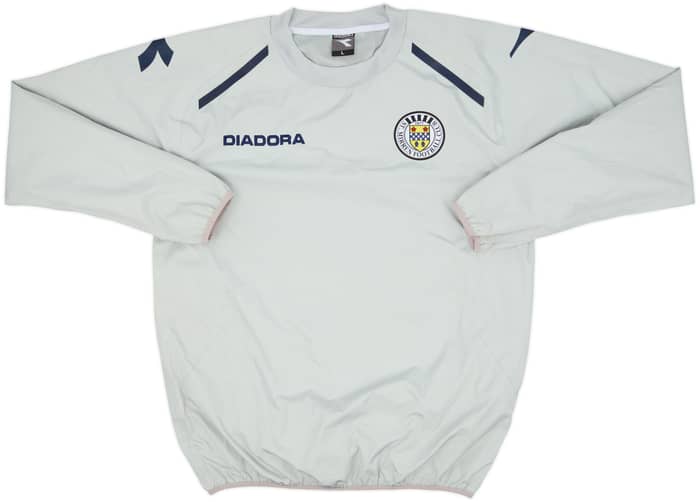 2012-13 St Mirren Diadora Drill Top - 8/10 - (L)