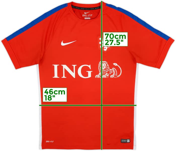 2015-16 Netherlands Nike Training Shirt - 9/10 - (M)