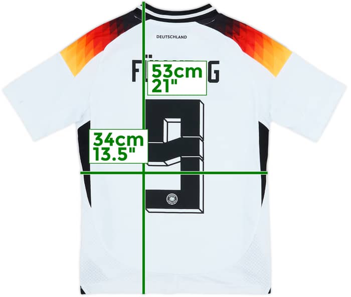 2024-25 Germany Home Shirt Fullkrug #9 - 5/10 - (S.Boys)
