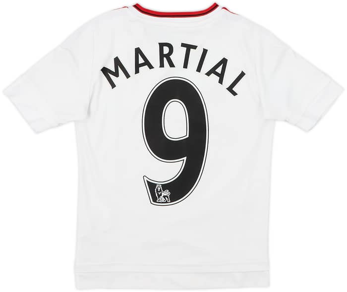 2015-16 Manchester United Away Shirt Martial #9 - 9/10 - (7-8 Years)