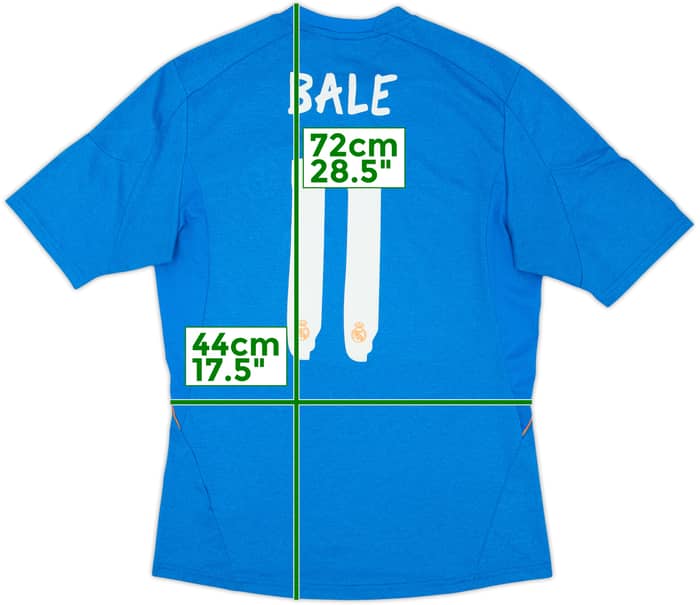 2013-14 Real Madrid Away Shirt Bale #11 - 7/10 - (S)