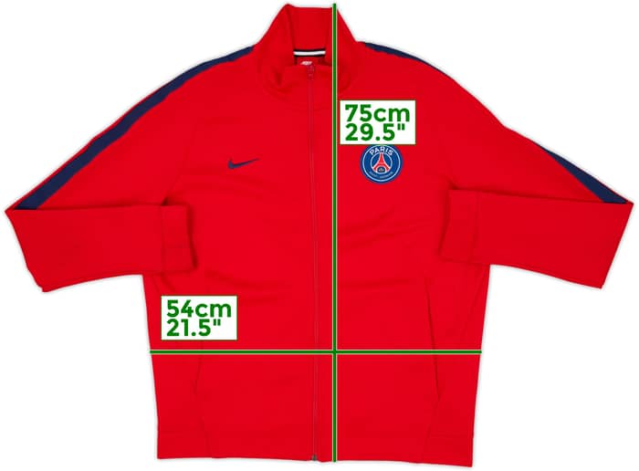 2017-18 Paris Saint-Germain Nike Track Jacket - 7/10 - (L)