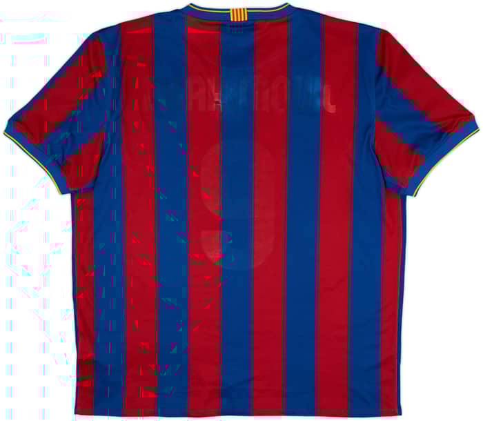 2009-10 Barcelona Local Camiseta - 5/10 - (XL)
