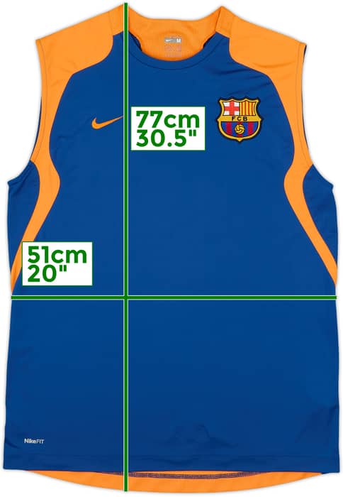 2007-08 Barcelona Nike Training Vest - 5/10 - (M)