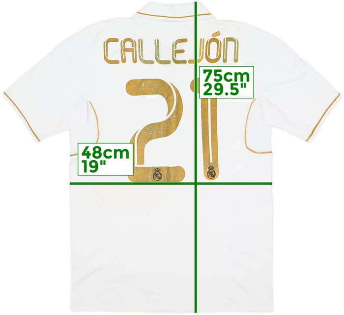 Camiseta de local del Real Madrid 2011-12 Callejon #21 - 5/10 - (S)