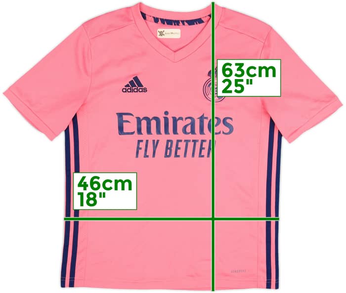 2020-21 Real Madrid Away Shirt - 7/10 - (L.Boys)