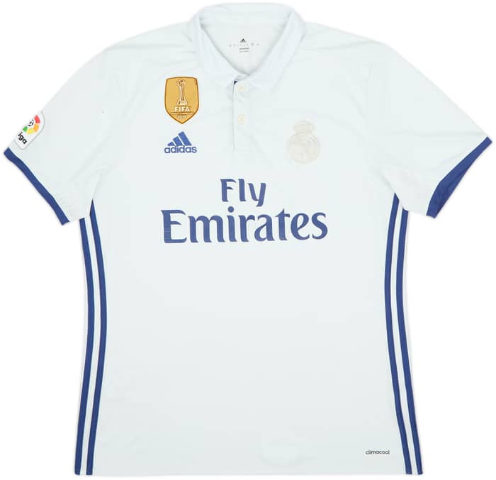 2016-17 Real Madrid Home Shirt Marcelo #12 - 4/10 - (L)