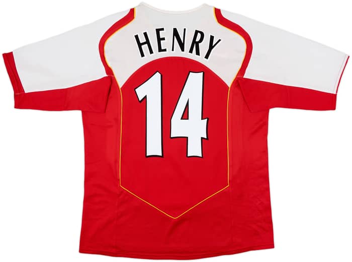 2004-05 Arsenal Home Shirt Henry #14 - 6/10 - (M)