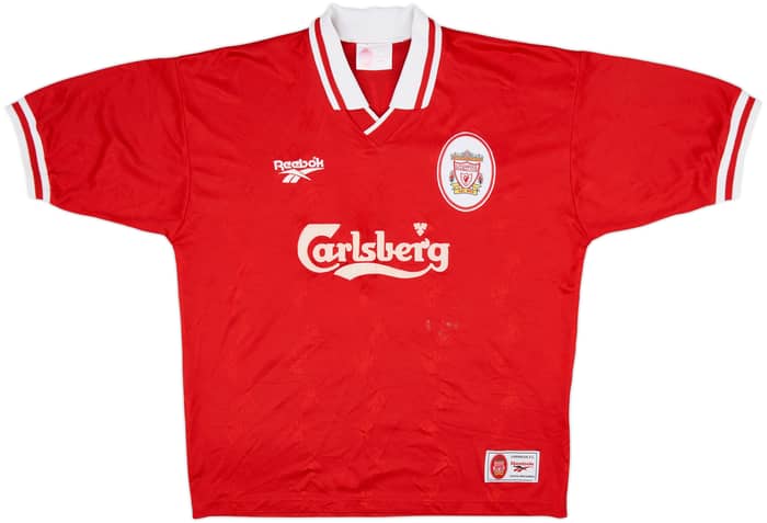 Camiseta de local del Liverpool 1996-98 Owen #18 - 6/10 - (L)