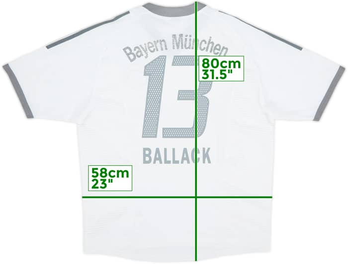 2002-03 Bayern Munich Away Shirt Ballack #13 - 5/10 - (XL)