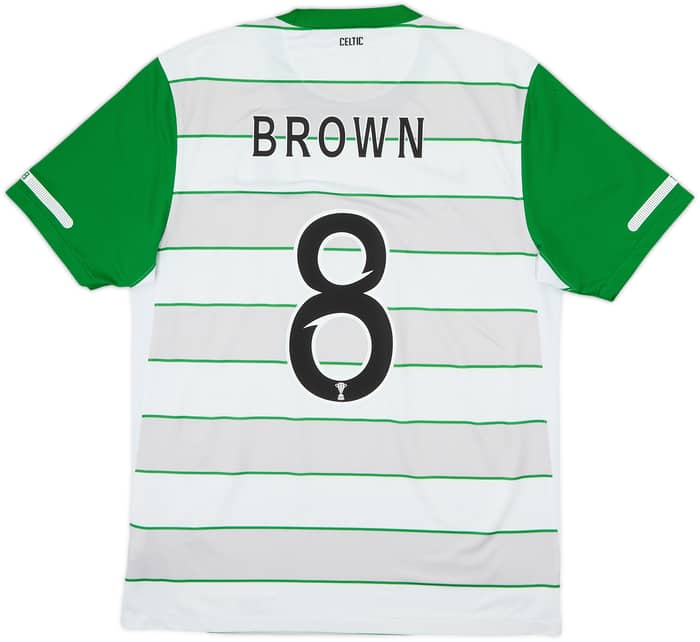 2011-12 Celtic Away Shirt Brown #8 - 9/10 - (M)