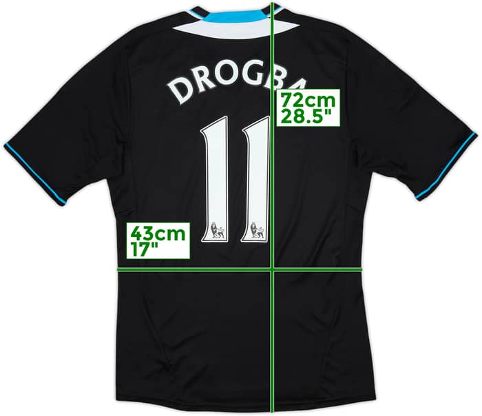 2011-12 Chelsea Camiseta Visitante Drogba #11 - 5/10 - (S)
