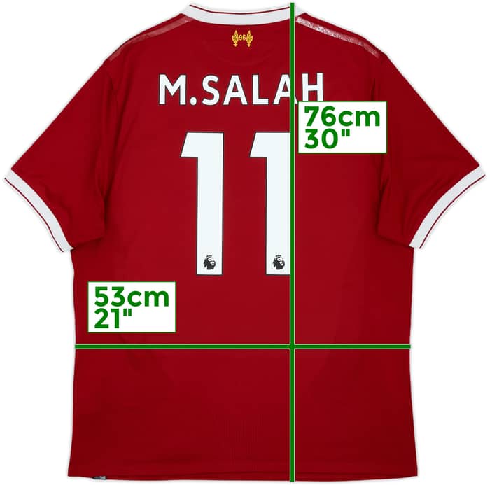 2017-18 Liverpool 125 Years Home Shirt M.Salah #11 - 6/10 - (L)
