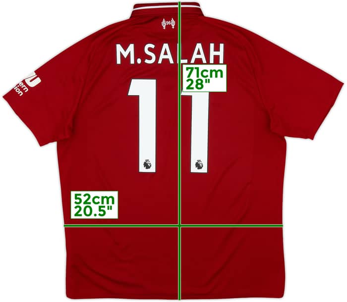 2018-19 Liverpool Local Camiseta M.Salah #11 - 5/10 - (L)