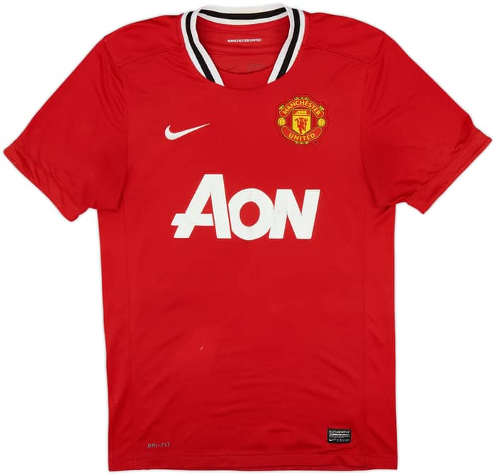 2011-12 Manchester United Camiseta Local J.S.Park #13 - 5/10 - (S)