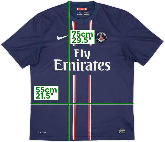 2012-13 Paris Saint-Germain Home Shirt - 5/10 - (L)