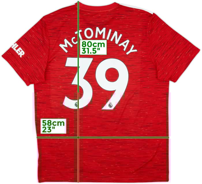 2020-21 Manchester United Home Shirt McTominay #39 - 10/10 - (XL)