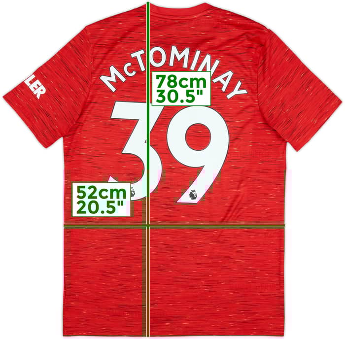 2020-21 Manchester United Home Shirt McTominay #39 - 7/10 - (L)