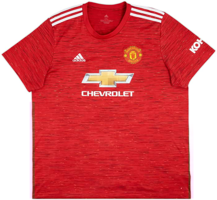 2020-21 Manchester United Home Shirt B.Fernandes #8 - 7/10 - (XXL)