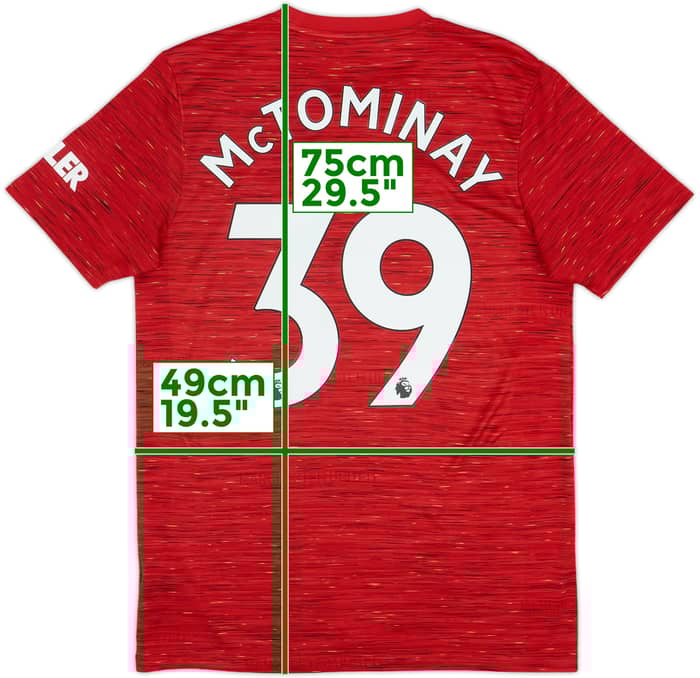 2020-21 Manchester United Home Shirt McTominay #39 - 7/10 - (M)