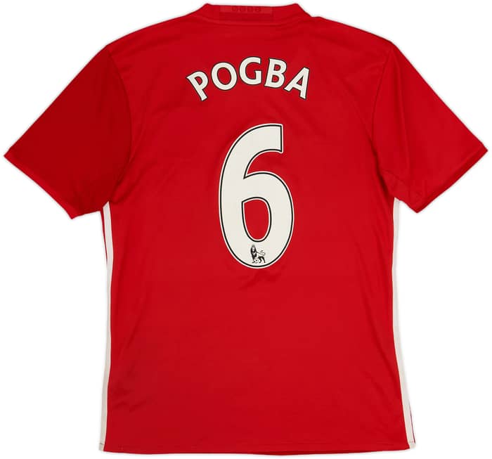 2016-17 Manchester United Home Shirt Pogba #6 - 5/10 - (S)