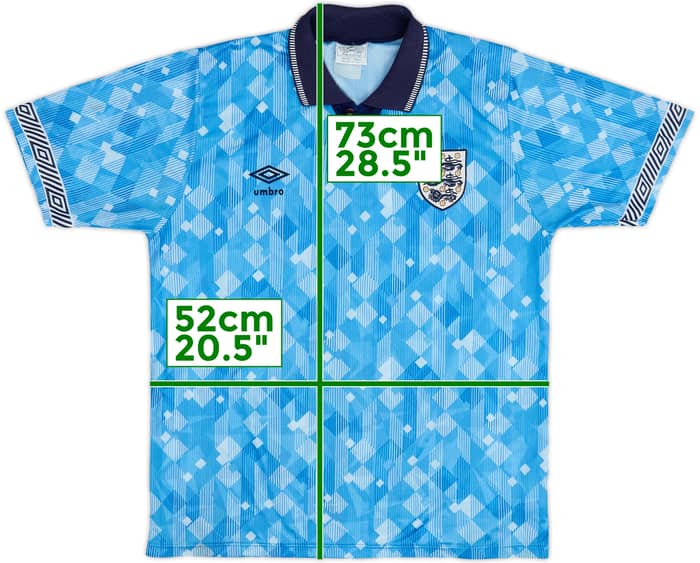 1990-92 Inglaterra Tercera Camiseta - 6/10 - (M)