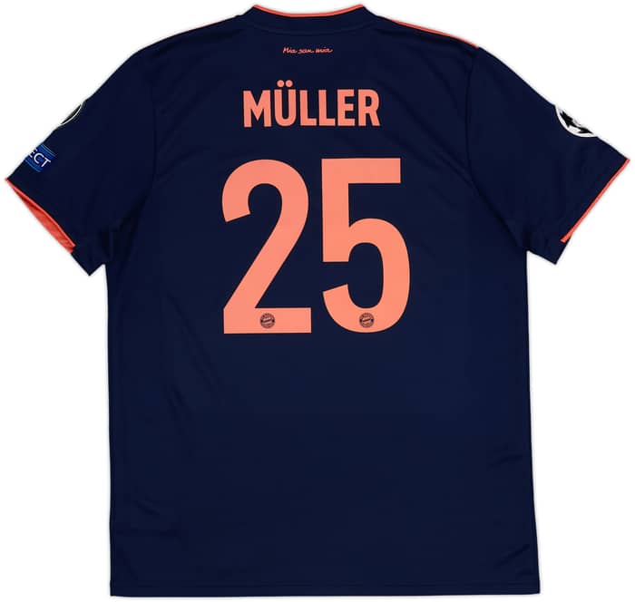 2019-20 Bayern Munich Third Shirt Muller #25 - 10/10 - (L)