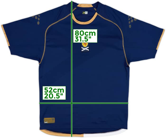 2007-08 Scotland Home Shirt - 8/10 - (L)