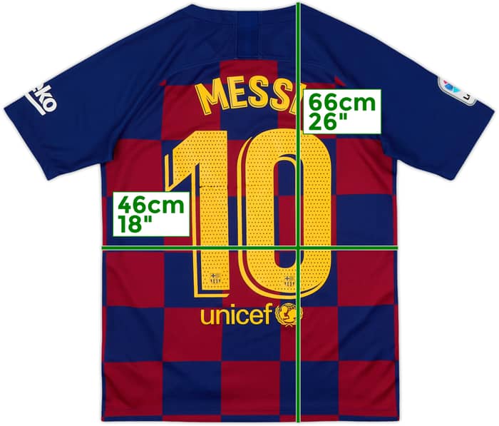 Camiseta de local del Barcelona 2019-20 Messi #10 - 6/10 - (XL.Niños)