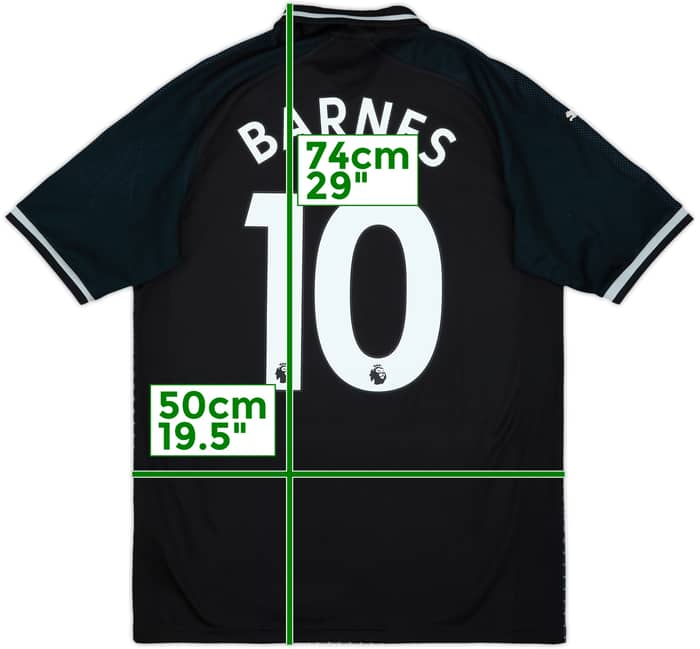2018-19 Burnley Away Shirt Barnes #10 - 8/10 - (M)