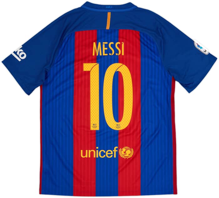 2016-17 Barcelona Home Shirt Messi #10 - 10/10 - (M)