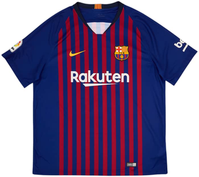 2018-19 Barcelona Local Camiseta Messi #10 - 8/10 - (XL)