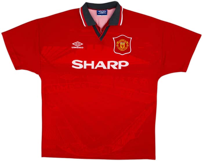 Camiseta de local del Manchester United 1994-96 Pallister #6 - 6/10 - (L)