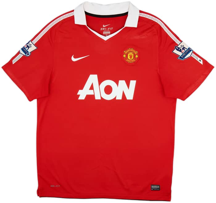 2010-11 Manchester United Home Shirt Rooney #10 - 8/10 - (L)