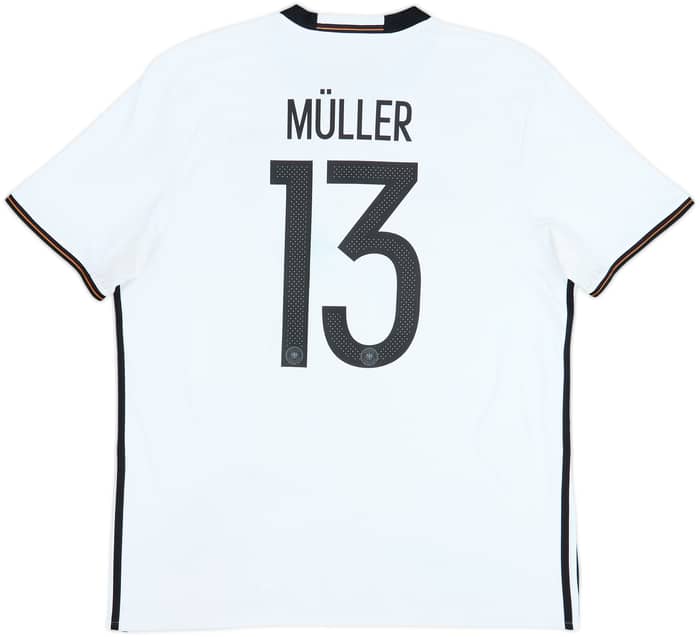 2015-16 Germany Home Shirt Muller #13 - 6/10 - (XL)