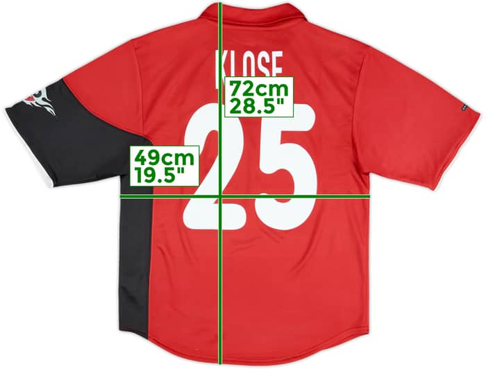 2000-01 Kaiserslautern Home Shirt Klose #25 - 7/10 - (S)